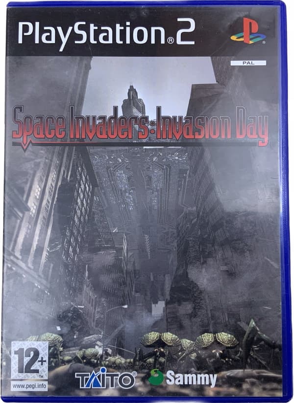 SPACE INVADERS INVASION DAY – PS2 disc, very good+ condition