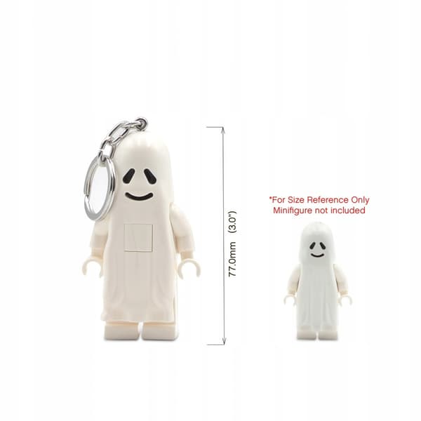 LEGO GHOST LED KEYRING TORCH FIGURINE LGL-KE48H HALLOWEEN