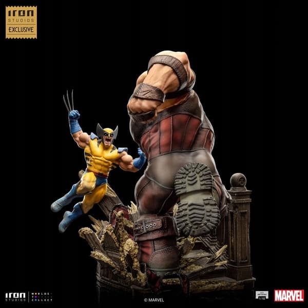 Marvel BDS Art Scale 1/10 Wolverine vs Juggernaut figurine - Iron Studios