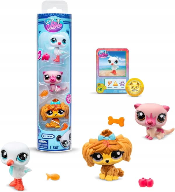 COUNTRY-STYLE ANIMAL FIGURES SET (3 PIECES) + ACCESSORIES – CARD CODE 4+