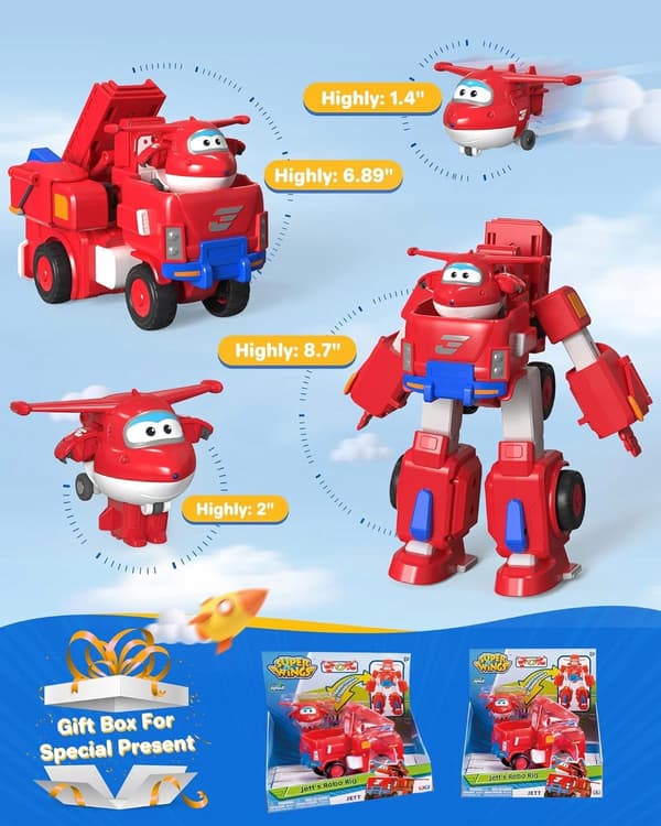 Auldey Super Wings – Jett’s Robo Rig – a robot for…