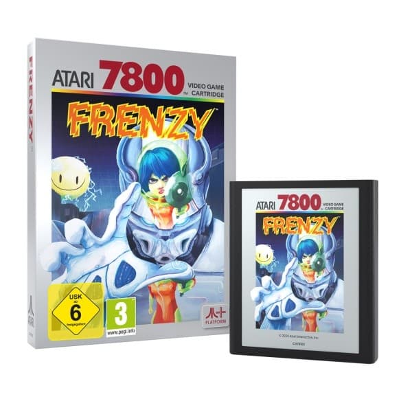 Atari 7800 – Frenzy Atari 7800+ in its original box