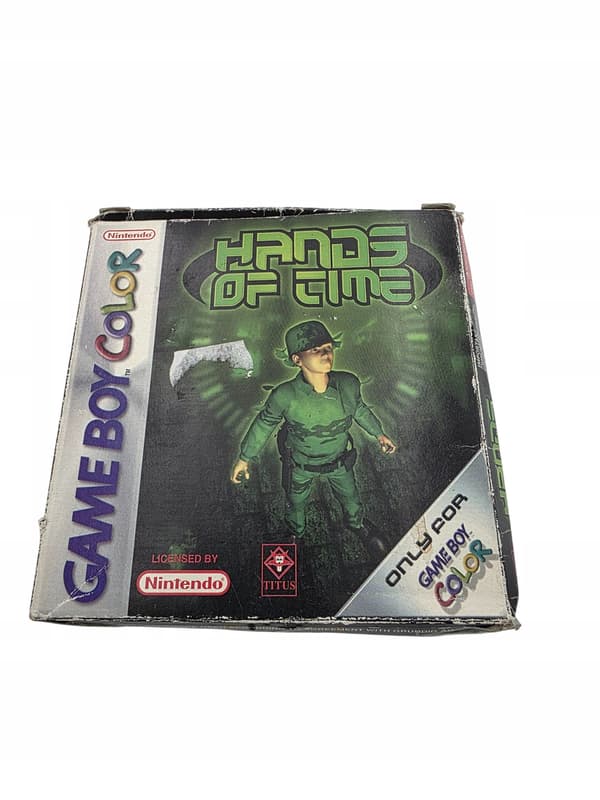 GAME BOY COLOUR HANDS OF TIME ORIGINAL CARDBOARD BOX