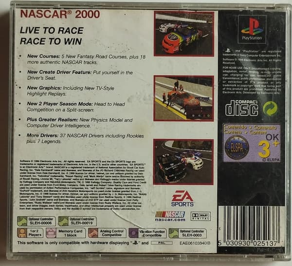 NASCAR 2000 for Sony PlayStation (PSX)