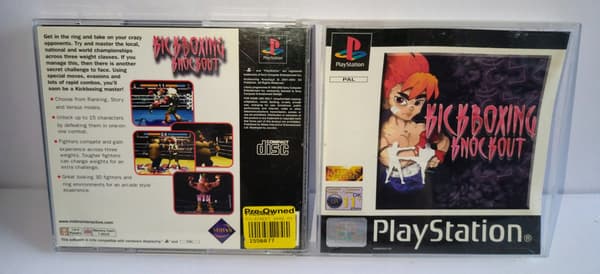 KICKBOXING KNOCKOUT 3XA PlayStation (PSX) boxed version