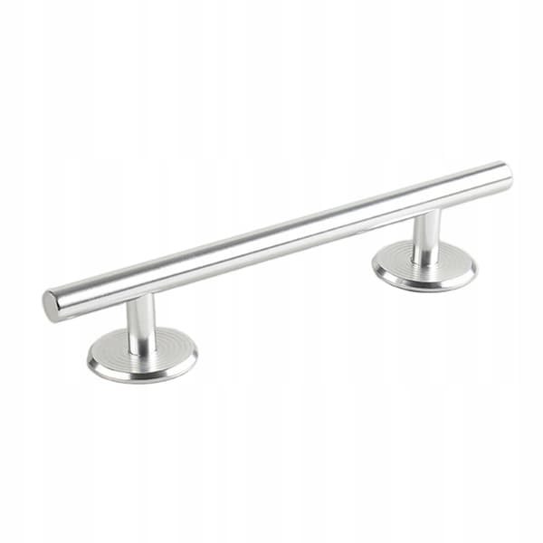 Fretboard Round rail Metal skateboard rail Professional prop Silver 20 cm