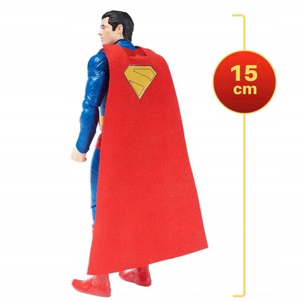 DC Comics, SUPERMAN 15-cm Action Figure, Authentic SUPERMAN Film Styling,