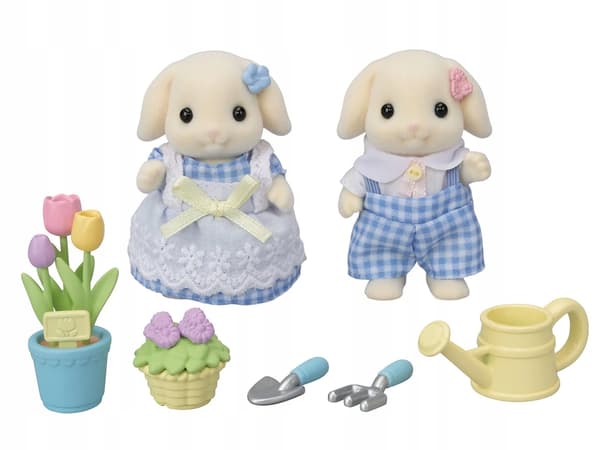 Sylvanian Families – Floral Set with Flora Rabbit Figures – 5736