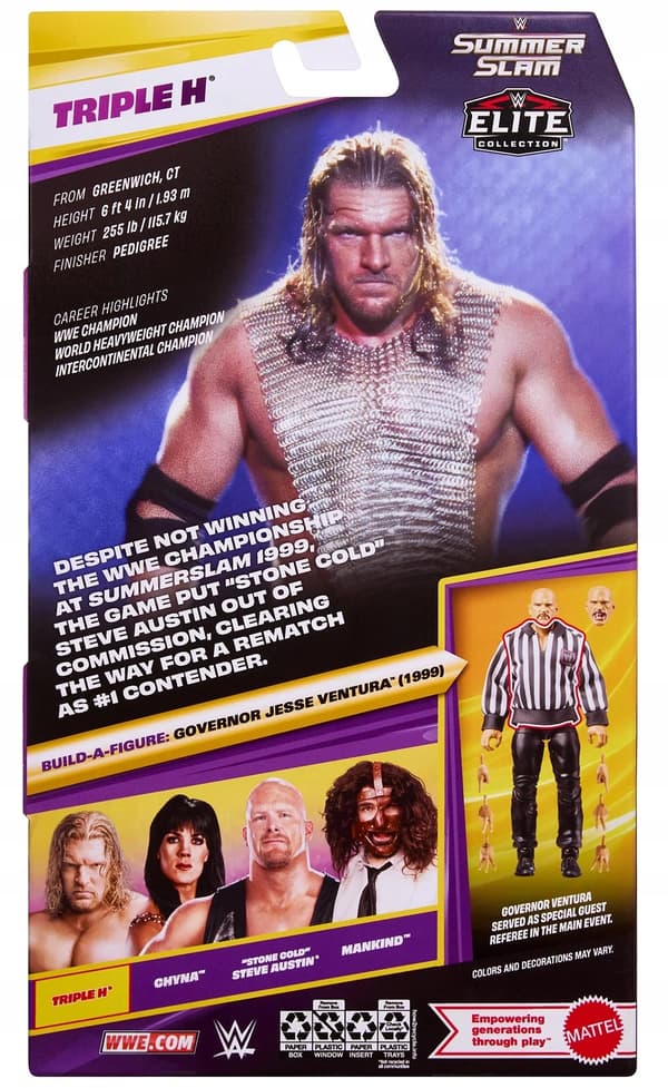 MATTEL WWE Elite SummerSlam Triple H Figure