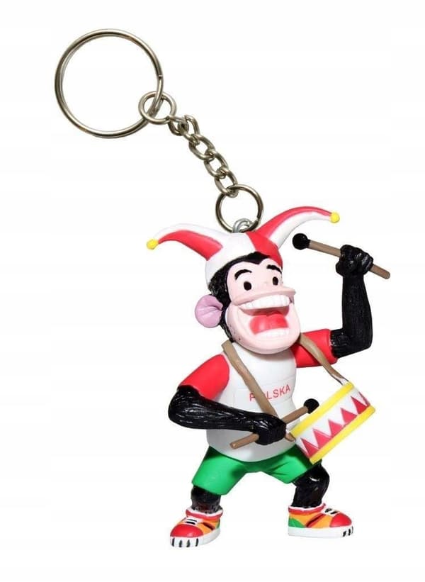 Children’s KEYRING with Tytus Kibic pendant – GIFT – Colourful
