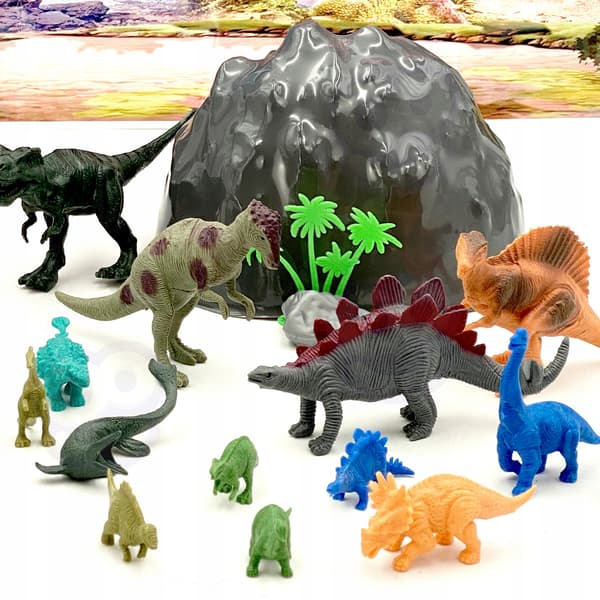 WOOPIE Dinosaur Figurine Set, 34 pieces
