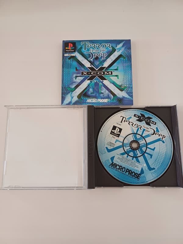 X-COM: TERROR FROM THE DEEP PlayStation (PSX) boxed copy