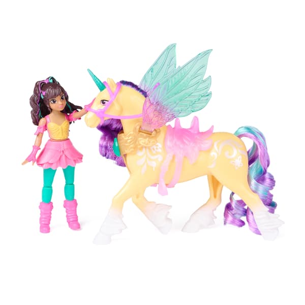 Spin Master Unicorn Academy: Leaf & Ava’s Magical Wings, 11 cm