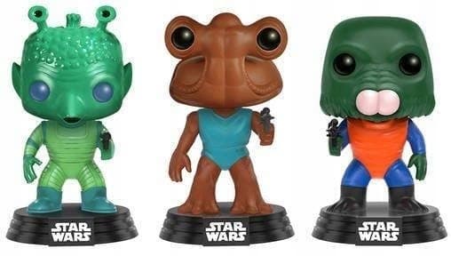 Funko Pop Star Wars: Greedo, Hammerhead, Walrus Man