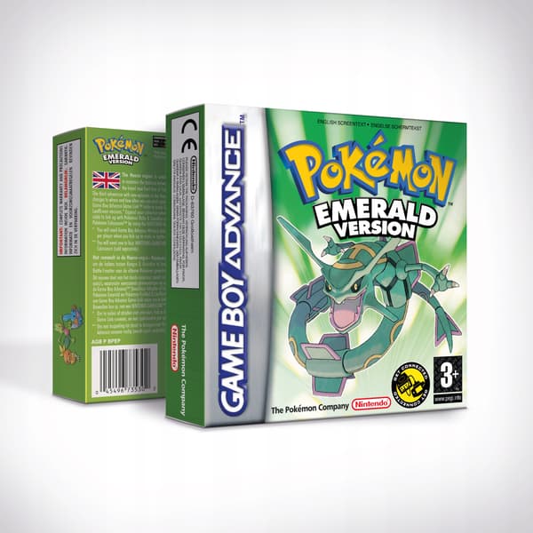 Pokémon Emerald EUR Replica Box + Insert