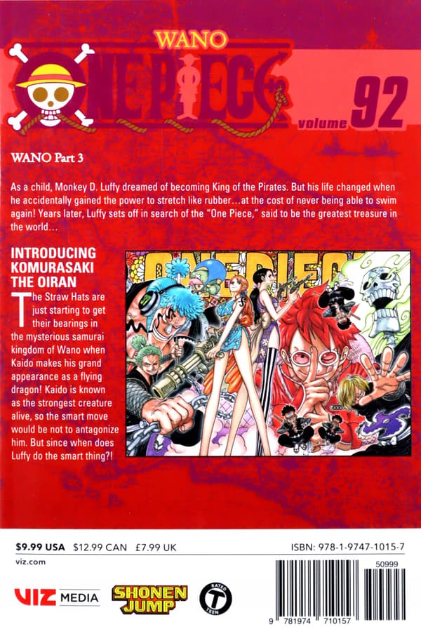 One Piece Vol. 92 by Eiichiro Oda