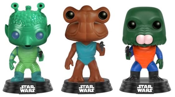 Funko Pop Star Wars: Greedo, Hammerhead, Walrus Man