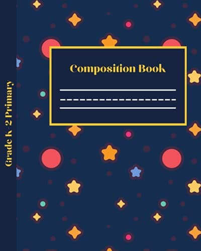 Primary Composition Book for Years K–2: Space Composition Book Story Journal
