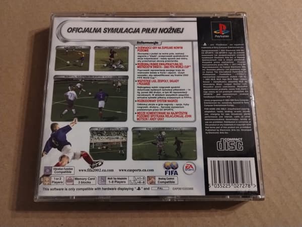 FIFA FOOTBALL 2002 PSX POLISH DISTRIBUTION