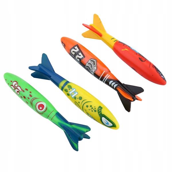 Pool toy, sturdy, set of 4. Versatile. Practical fun p