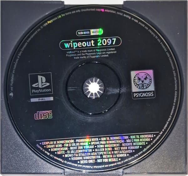 WIPEOUT 2097 – DEMO – PSX – DISC ONLY