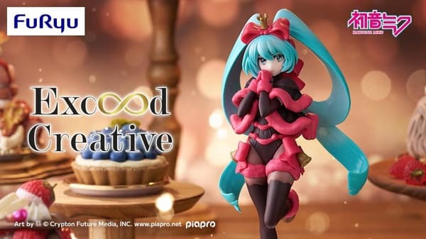 Hatsune Miku PVC Statue – SweetSweets Series: Noel Raspberry Ver. – 21 cm