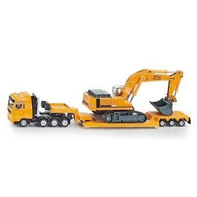Siku S1847 flatbed lorry with excavator
