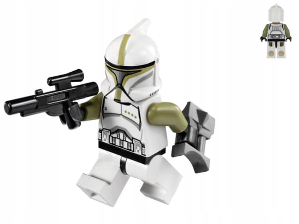 LEGO STAR WARS – Clone Trooper Sergeant (Phase 1) + blaster! 75000 sw0438