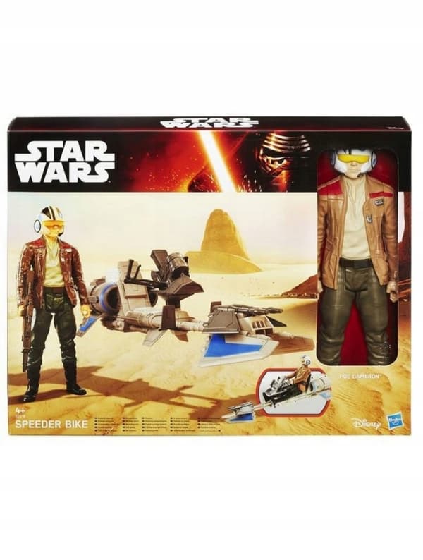 Star Wars SPEEDER BIKE & POE DAMERON