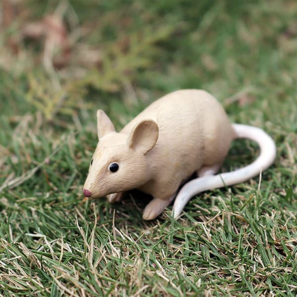 Realistic mouse model Sculptures Collectables Educational mice A-style toy