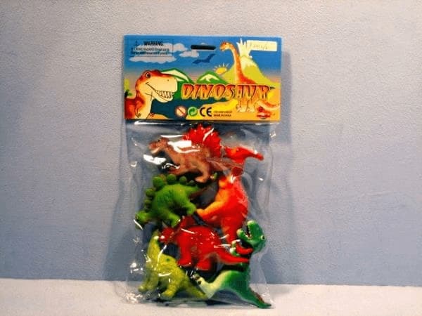 FUNNY DINOSAURS – 6 PIECES IN A BAG [FIGURINES]