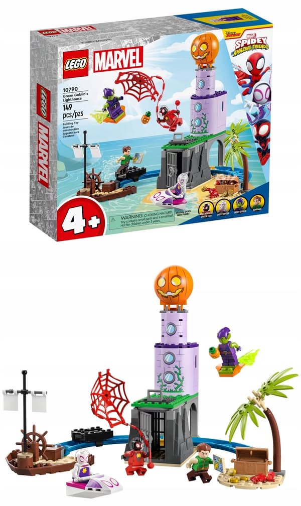LEGO Marvel: Spider-Man’s Team in the Lighthouse 10790