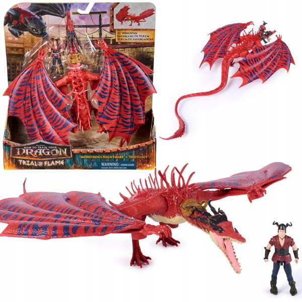 Spin Master How to Train Your Dragon figurine set, 2 pieces, plastic