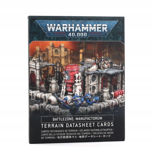 BATTLE ZONE MANUFACTORUM DATASHEET CARDS