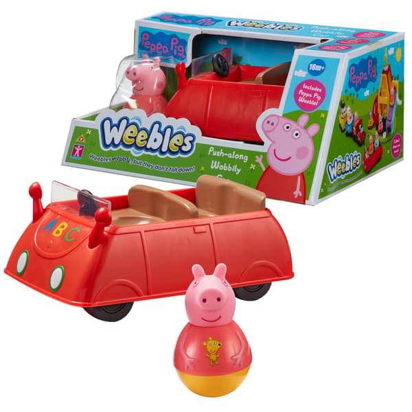 Peppa Pig Weebles Peppa Pig Car with a figurine