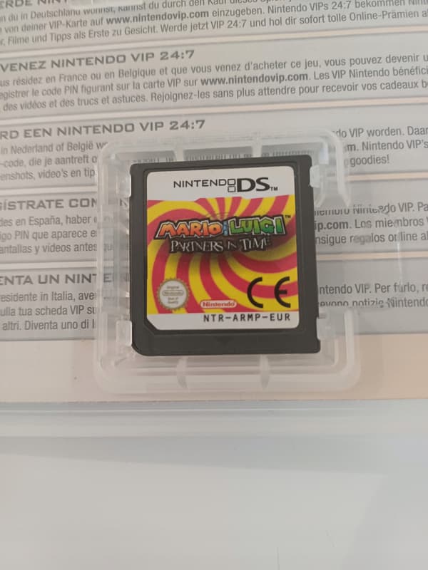 Mario & Luigi: Partners in Time – Nintendo DS boxed version