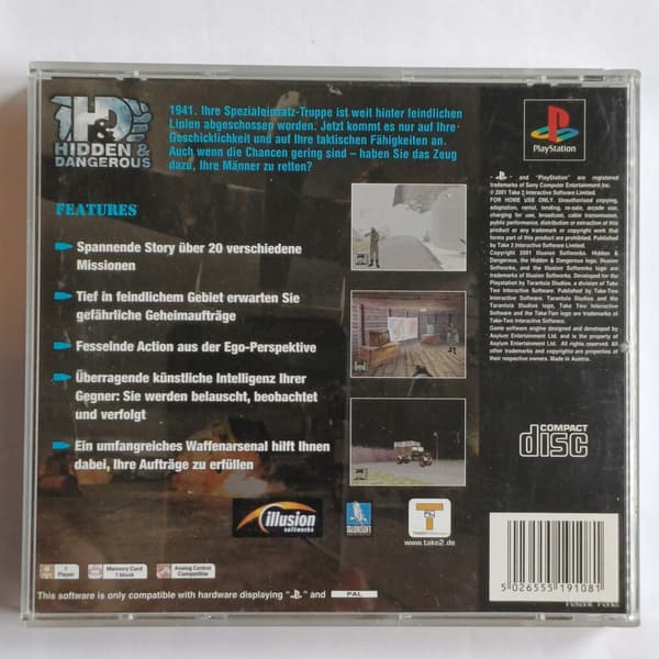 Hidden & Dangerous, PS1, PSX