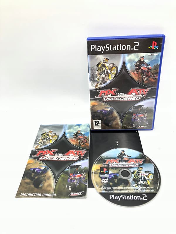 MX VS ATV UNLEASHED – PLAYSTATION 2 PS2 – COMPLETE SET – GAME
