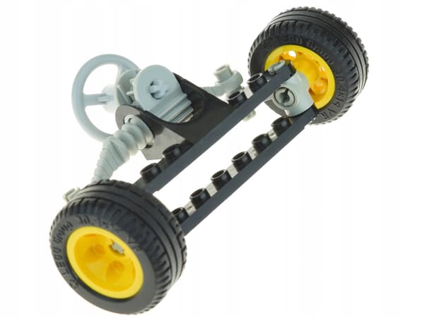 LEGO Steering System + yellow wheels