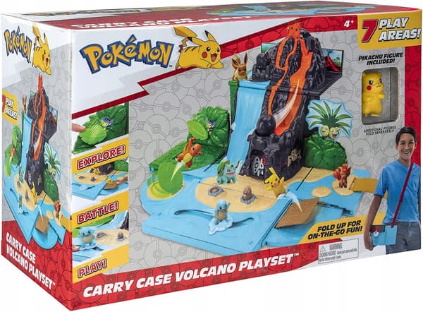 Jazwares Pokémon Portable Play Set in a Case