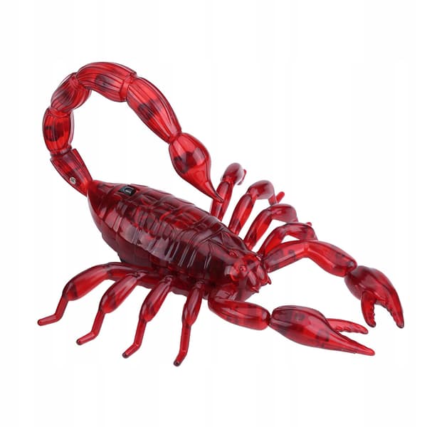REMOTE-CONTROLLED IR 30M SCORPION – REALISTIC, LIGHT-UP, 3-CHANNEL, RED
