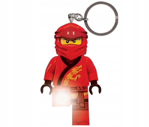 LEGO NINJAGO KAI FIGURINE KEYRING TORCH KEYRING + GIFT BAG