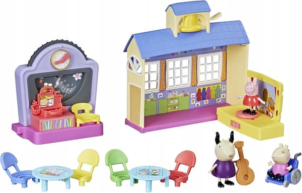 Peppa Pig School Set: Nursery Figures by Hasbro F2166 Set