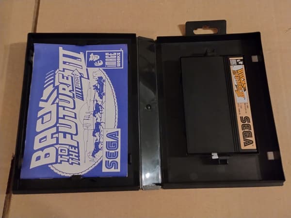The game BACK TO THE FUTURE PART III for the Sega Master System