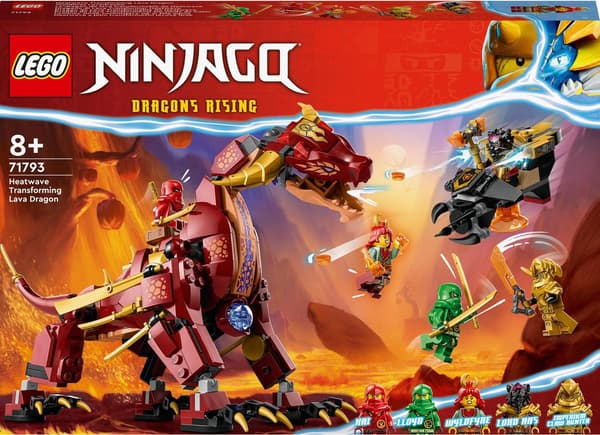 LEGO Ninjago Lava Dragon that transforms into a wave of fire 71793
