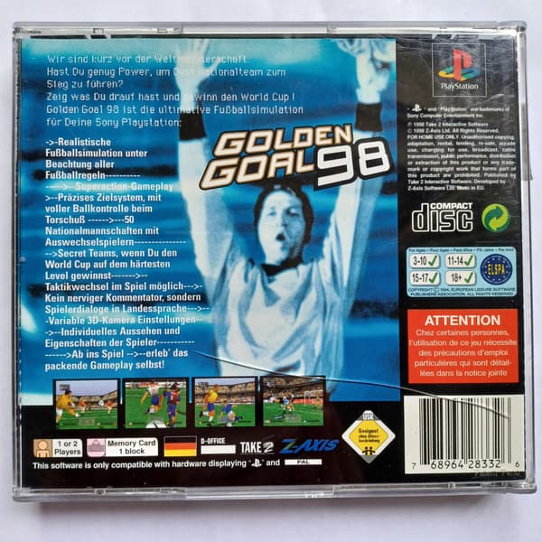 Golden Goal 98, PSX, PS1