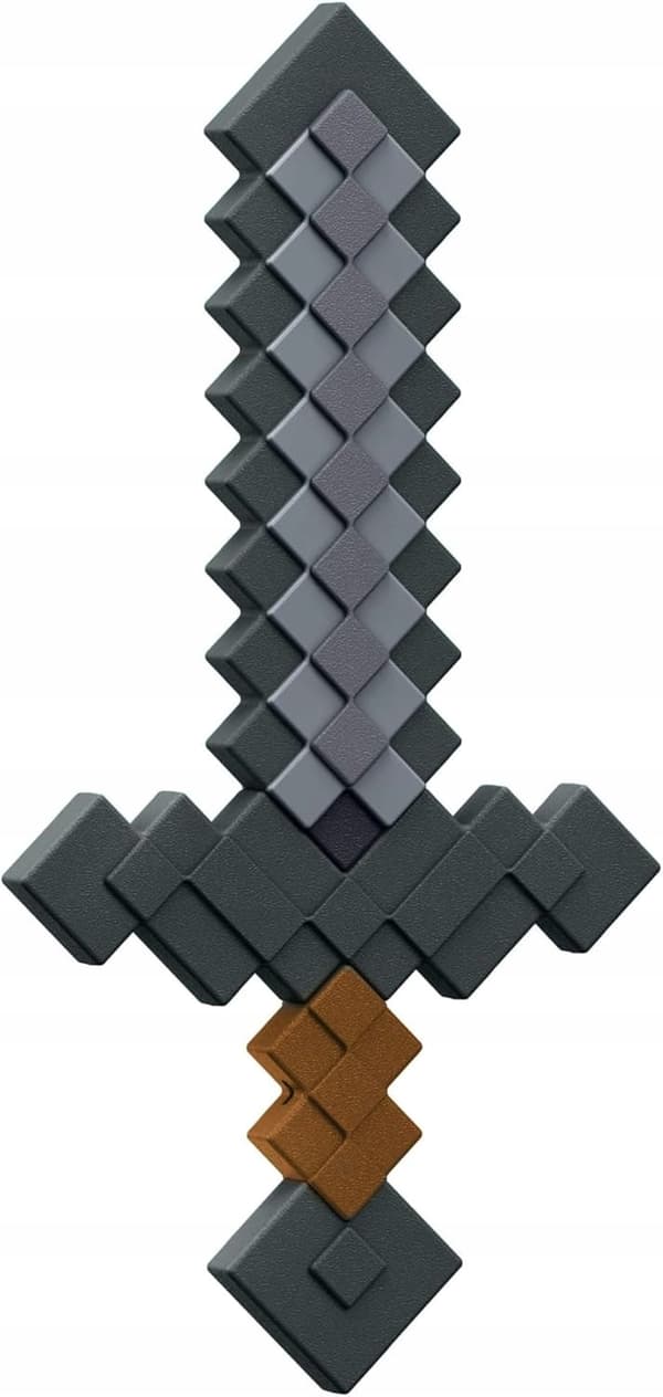 Minecraft pixel stone sword, large sword for children