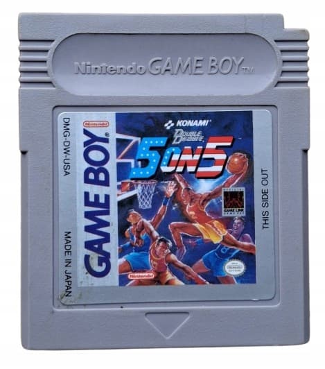 Double Dribble 5 on 5 – Nintendo Game Boy game – ORIGINAL Game Boy