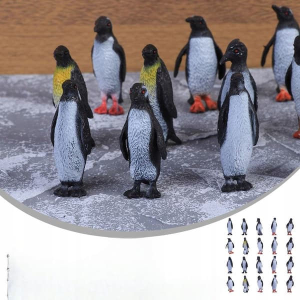 32 CREATIVE PENGUIN FIGURINES MADE FROM HIGH-QUALITY PVC