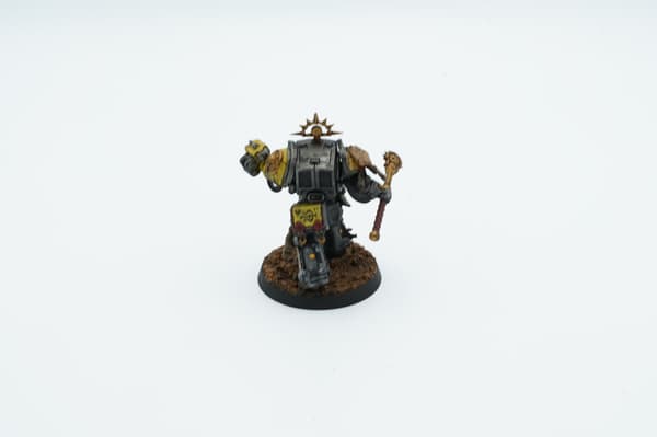 Warhammer 40k Space Marines Librarian Chaplain – converted plastic miniature